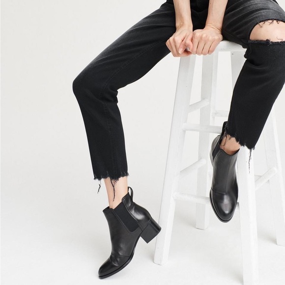 New in box RAG & BONE Walker Hazel Chelsea Boot 35/5 black leather - Picture 4 of 13